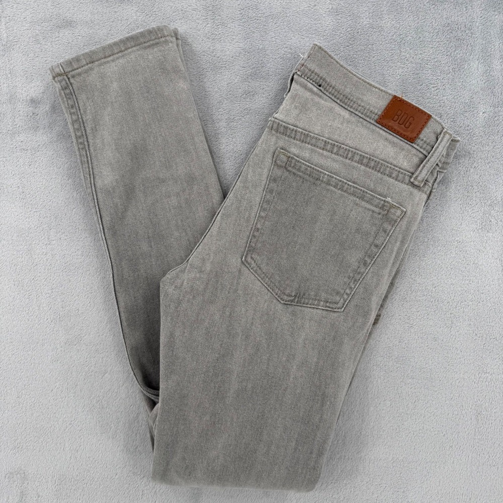 BDG Urban Outfitters Skinny Jeans Light Grey Wash Stretch Womens Size 29x30